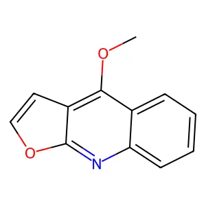 白鲜碱 structure