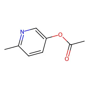 2-Methyl-5-acetoxypyridine structure