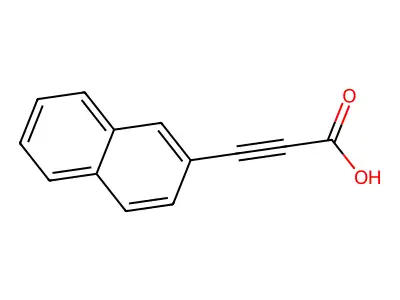3-(2-Naphthyl)prop-2-ynoic acid structure