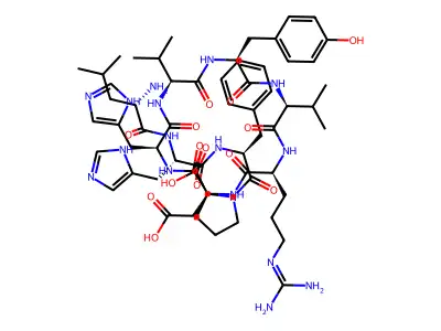 Angiotensin I, val(5)- structure
