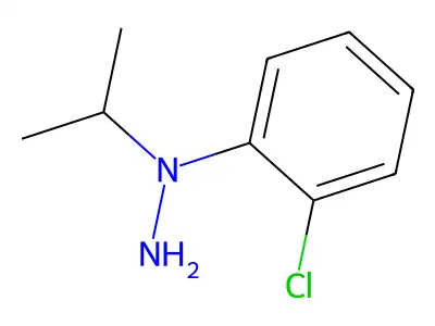 1-(2-Chlorophenyl)propan-2-ylhydrazine structure