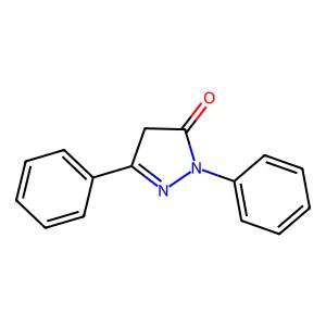 3H-Pyrazol-3-one, 2,4-dihydro-2,5-diphenyl- structure