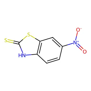 2(3H)-Benzothiazolethione, 6-nitro- structure