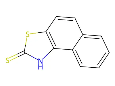 Naphtho(1,2-d)thiazole-2(1H)-thione structure