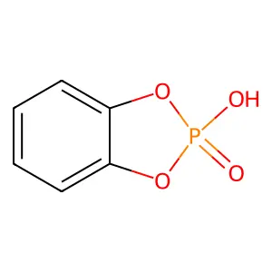 2-Hydroxy-1,3,2-benzodioxaphosphole 2-oxide structure