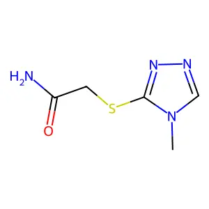 2-((4-Methyl-4h-1,2,4-triazol-3-yl)thio)acetamide structure