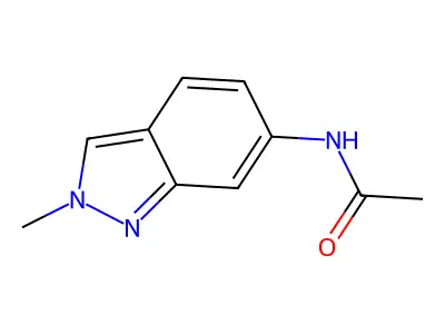 N-(2-methylindazol-6-yl)acetamide structure