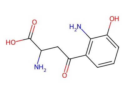 3-羟基犬尿氨酸 structure