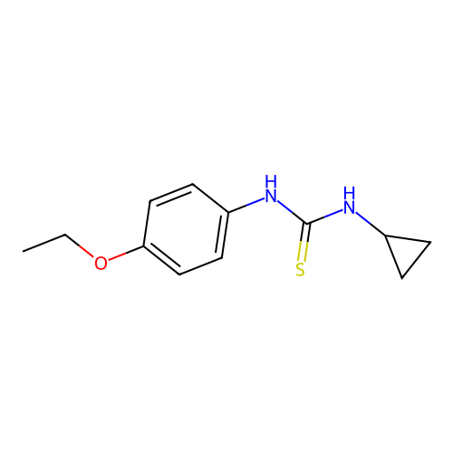 1-Cyclopropyl-3-(4-ethoxyphenyl)thiourea structure
