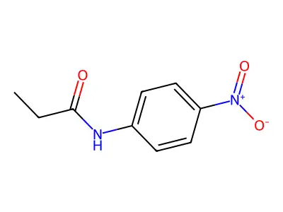 N-(4-Nitrophenyl)propionamide structure