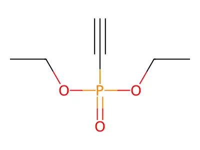 Diethyl ethynylphosphonate structure