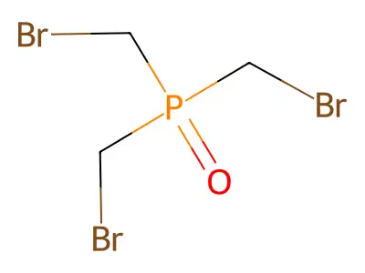 Phosphine oxide, tris(bromomethyl)- structure