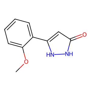 3-(2-methoxyphenyl)-1H-pyrazol-5-ol structure