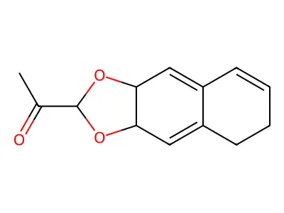 1-(3a,5,6,9a-Tetrahydronaphtho[2,3-d][1,3]dioxol-2-yl)ethanone structure