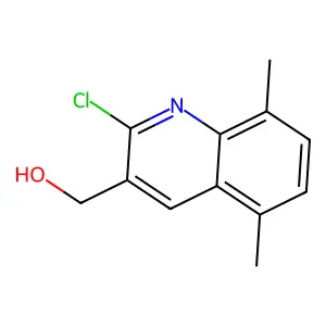 2-Chloro-5,8-dimethylquinoline-3-methanol structure