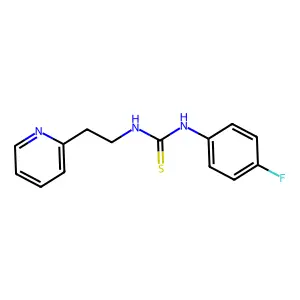 1-(4-Fluorophenyl)-3-[2-(pyridin-2-yl)ethyl]thiourea structure