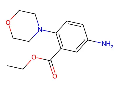 Ethyl 5-amino-2-(morpholin-4-yl)benzoate structure