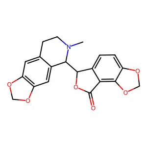 荷包牡丹碱 structure