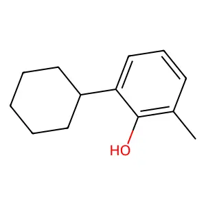 Phenol, 2-cyclohexyl-6-methyl- structure