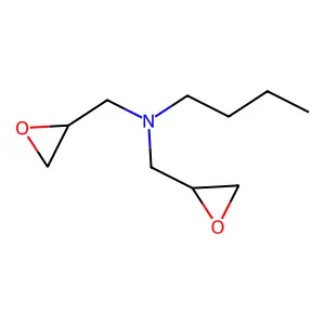 N-丁基-N-(环氧甲基)环氧甲胺 structure