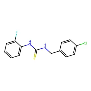 1-(4-Chlorobenzyl)-3-(2-fluorophenyl)thiourea structure