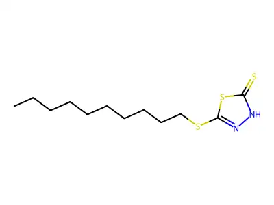 5-decylsulfanyl-3H-1,3,4-thiadiazole-2-thione structure