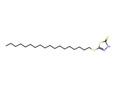 5-octadecylsulfanyl-3H-1,3,4-thiadiazole-2-thione structure