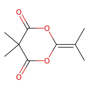 5,5-Dimethyl-2-(propan-2-ylidene)-1,3-dioxane-4,6-dione structure