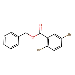 Benzyl 2,5-dibromobenzoate structure