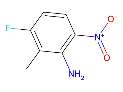 3-Fluoro-2-methyl-6-nitroaniline structure