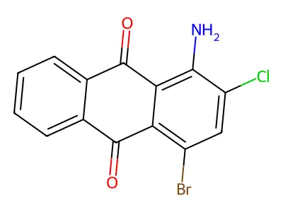1-Amino-4-bromo-2-chloroanthracene-9,10-dione structure