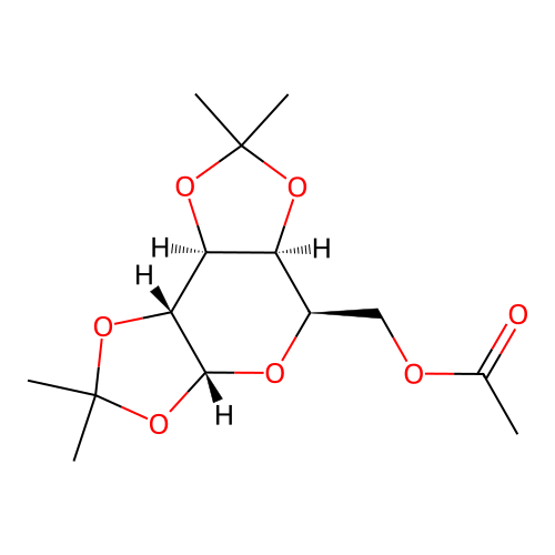 6-O-Acetyl-1,2:3,4-DI-O-isopropylidene-alpha-D-galactopyranose structure