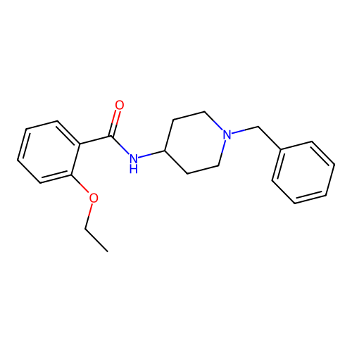 N-(1-benzylpiperidin-4-yl)-2-ethoxybenzamide structure