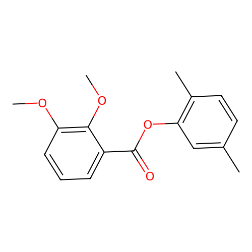 2,5-Dimethylphenyl 2,3-dimethoxybenzoate structure