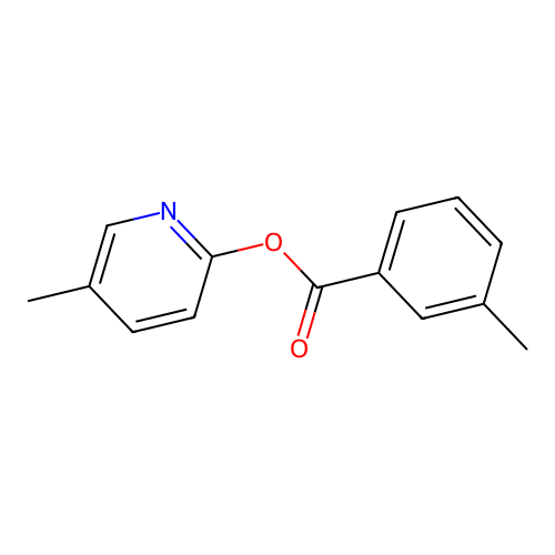 5-Methyl-2-pyridinyl 3-methylbenzoate structure