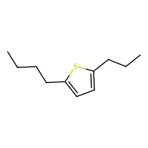 2-Butyl-5-propylthiophene structure