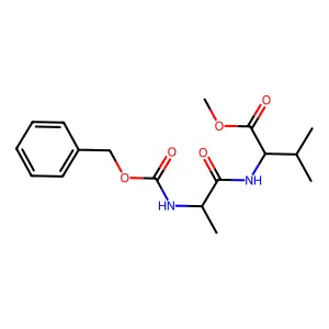 Methyl 3-methyl-2-[2-(phenylmethoxycarbonylamino)propanoylamino]butanoate structure