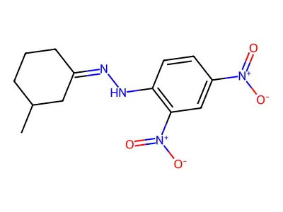 1-(2,4-Dinitrophenyl)-2-(3-methylcyclohexylidene)hydrazine structure