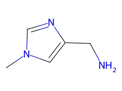 (1-methyl-1H-imidazol-4-yl)methanamine structure