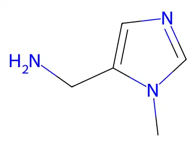 1-Methyl-5-aminomethylimidazole structure
