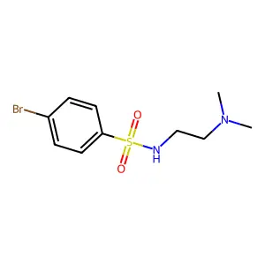 4-bromo-N-[2-(dimethylamino)ethyl]benzenesulfonamide structure