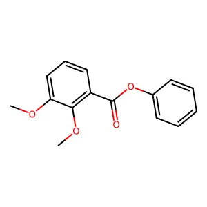Phenyl 2,3-dimethoxybenzoate structure