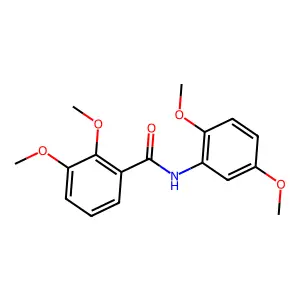 N-(2,5-dimethoxyphenyl)-2,3-dimethoxybenzamide structure