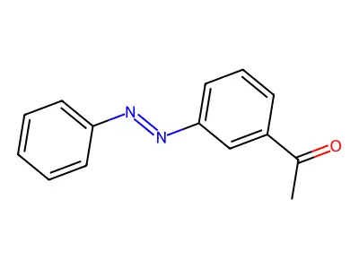 1-(3-Phenyldiazenylphenyl)ethanone structure
