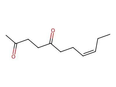 Undec-8-ene-2,5-dione structure