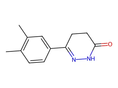 3-(3,4-dimethylphenyl)-4,5-dihydro-1H-pyridazin-6-one structure