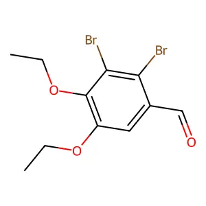 2,3-Dibromo-4,5-diethoxybenzaldehyde structure