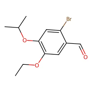 2-Bromo-5-ethoxy-4-isopropoxybenzaldehyde structure
