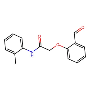 2-(2-formylphenoxy)-N-(2-methylphenyl)acetamide structure