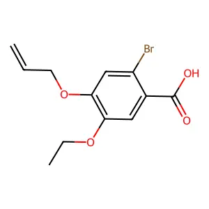 4-(Allyloxy)-2-bromo-5-ethoxybenzoic acid structure